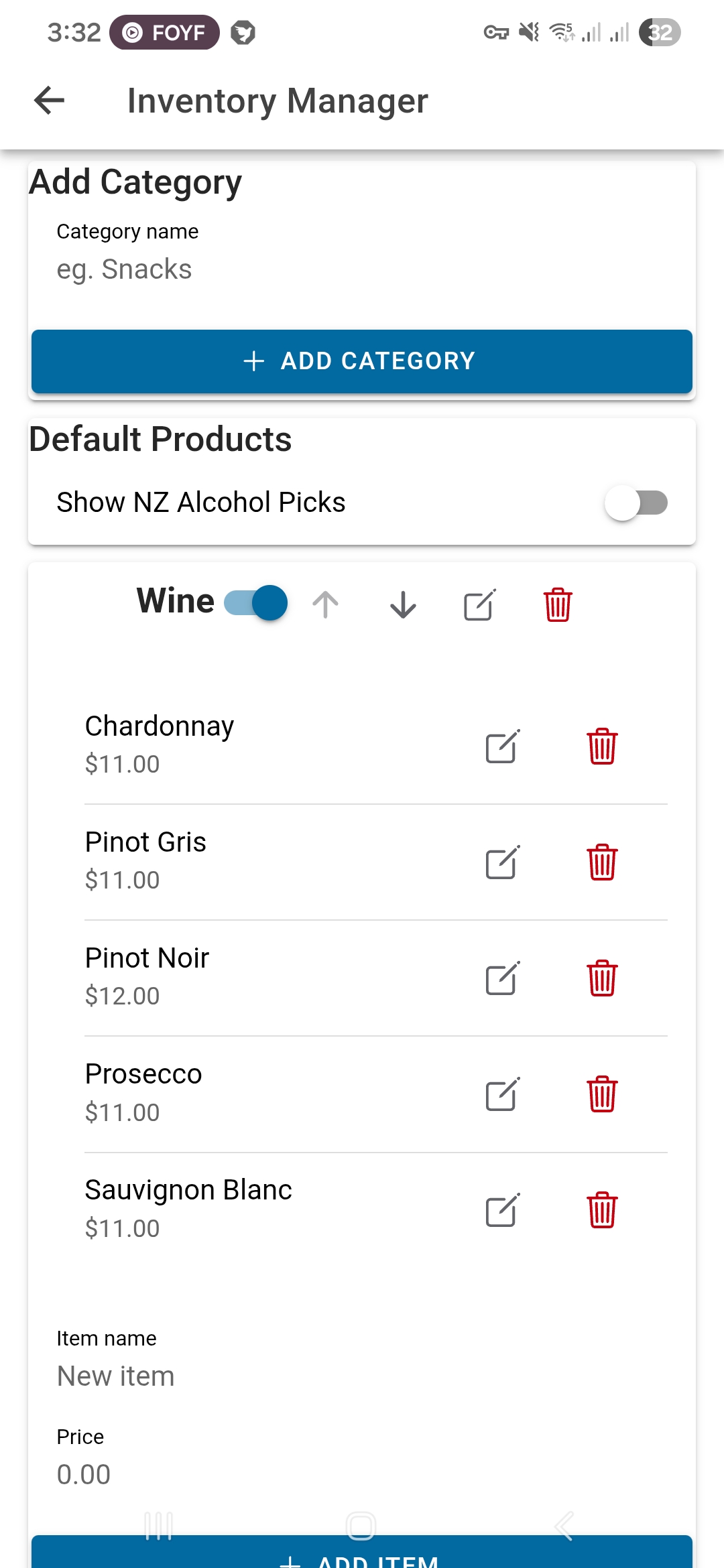 Quick POS Inventory Manager Screenshot